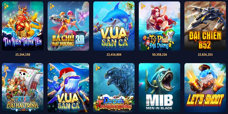Những Trò Bắn Cá Có Thể Gặp Tại Nhà Cái H13